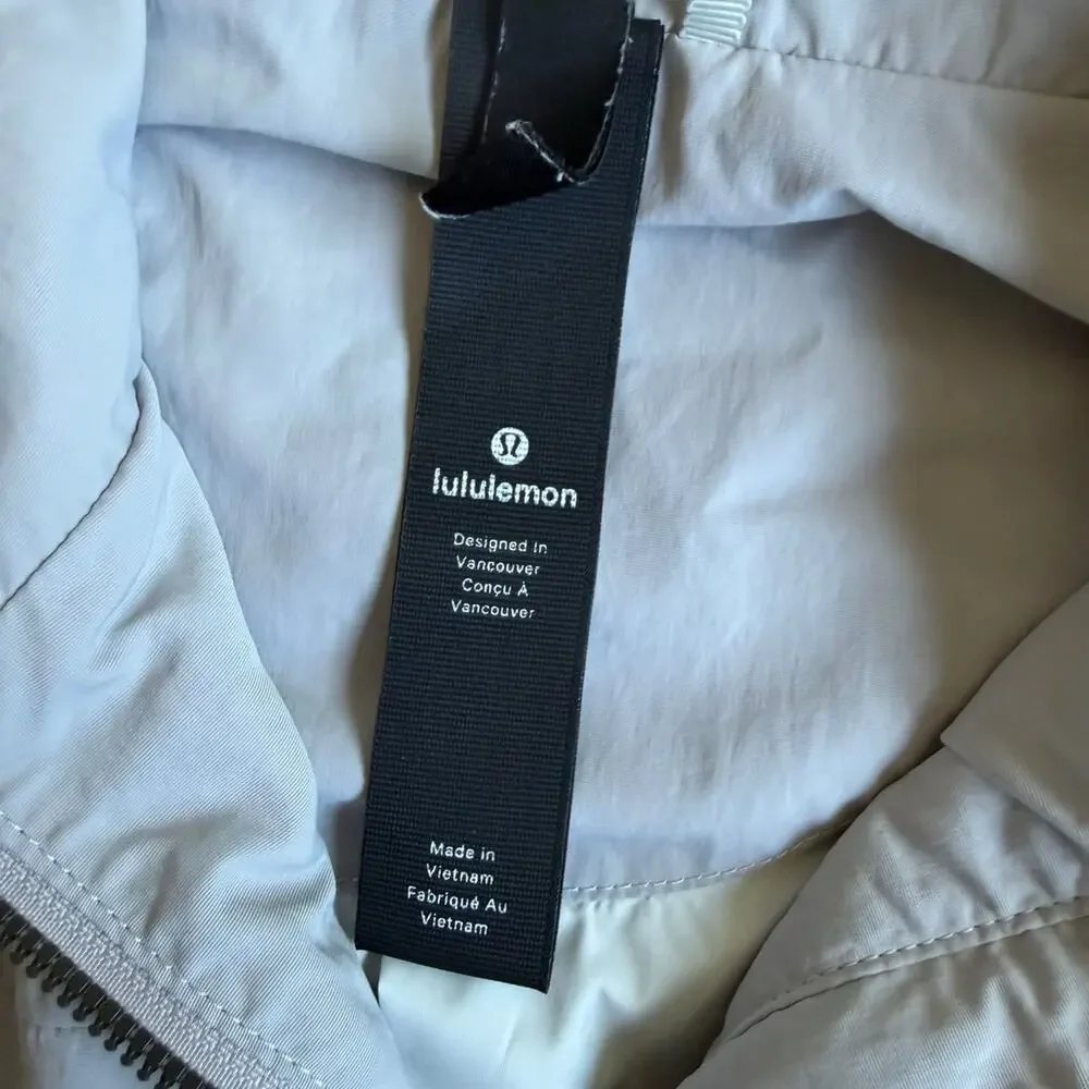 Lululemon Always Effortless Jacket Gray Sz 6